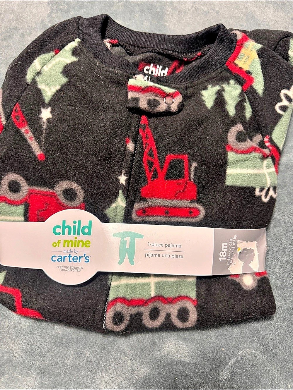 Carter's Baby 18M 1-Piece Pajamas NWT